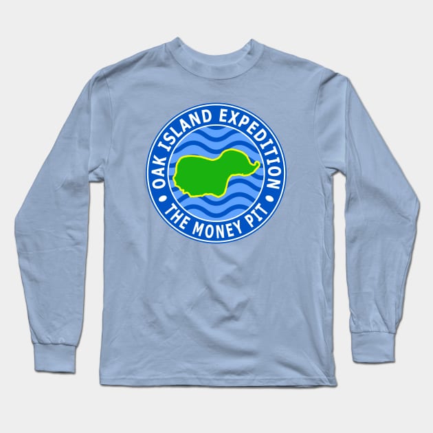 Oak Island Money Pit Expedition Long Sleeve T-Shirt by Lyvershop